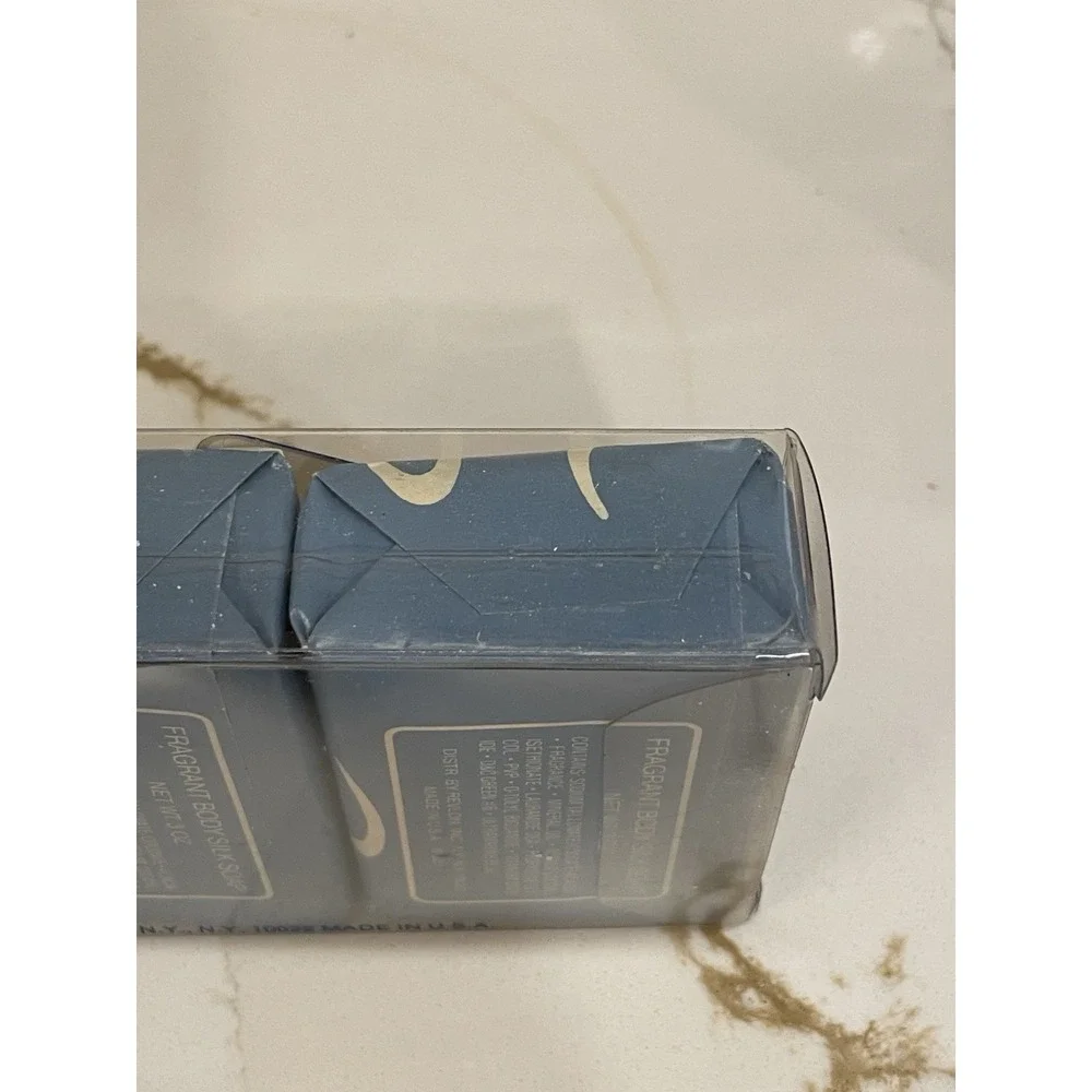 Vintage Charlie Revlon Body‎ Silk Soap Bar 3 Pack Scented Perfumed 3 oz Each